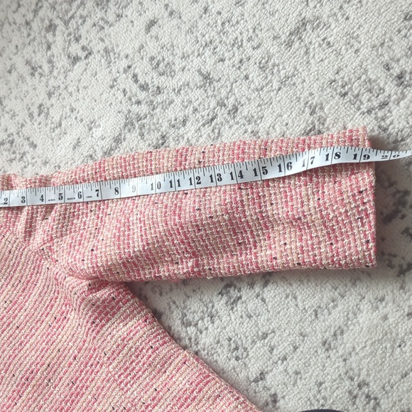 Pink tweed blazer jacket - Picture 7 of 11